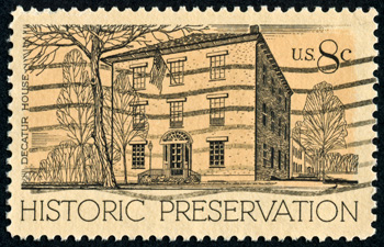 vintage postage stamp