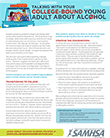 Talking With Your College-Bound Young Adult About Alcohol