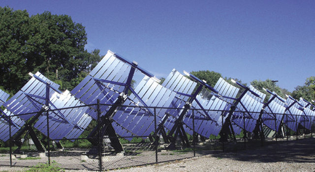 parabolic solar mirrors