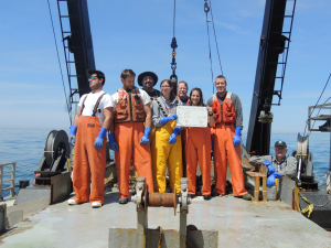 Lean and mean, the Leg III Scallop Survey Class of 2015