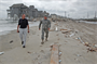 Dredge MERRITT at Rodanthe Post Hurricane Irene