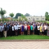 Secretary Pritzker, Ambassador Barks-Ruggles, and the staff of the U.S. Embassy in Rwanda