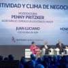 Secretary Pritzker moderated a panel discussion with Archer Daniels Midland CEO Juan Ricardo Luciano, The AES CorporationPresident and CEO Andres Gluski, and Dow Chemical Company Vice Chairman Howard Ungerleider
