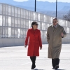 Secretary Pritzker and DHS Secretary Johnson cross the Tornillo-Guadalupe International Bridge