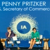 Secretary Pritzker with Kai Ryssdal, host and senior editor of Marketplace, at the Internet Association&#039;s Virtuous Circle conference