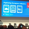 Secretary Pritzker speaks at the Digital Transformation of Industry Conference during Hannover Messe