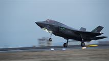 An F-35B Lightning II with Marine Fighter Attack Squadron 121, lands at Marine Corps Air Station Iwakuni, Japan, Jan. 18, 2017. VMFA-121 conducted a permanent change of station to MCAS Iwakuni, from MCAS Yuma, Ariz., and now belongs to Marine Aircraft Group 12, 1st Marine Aircraft Wing, III Marine Expeditionary Force. The F-35B Lightning II is a fifth-generation fighter, which is the world’s first operational supersonic short takeoff and vertical landing aircraft. The F-35B brings strategic agility, operational flexibility and tactical supremacy to III MEF with a mission radius greater than that of the F/A-18 Hornet and AV-8B Harrier II in support of the U.S. – Japan alliance.