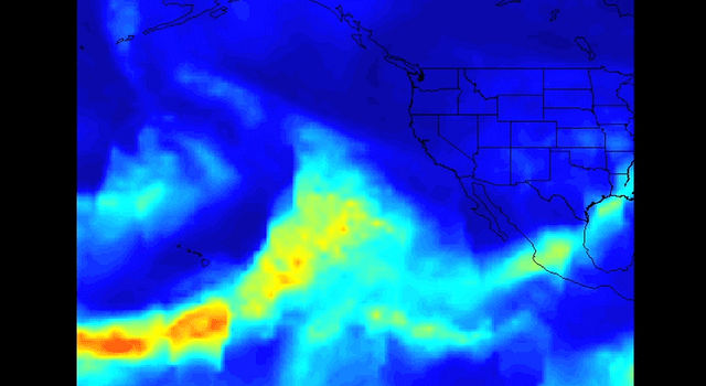 Series of Storms Battering California Tracked by NASA's AIRS Instrument