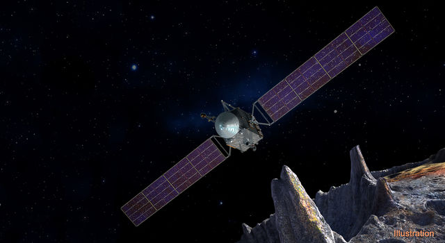 Artist's concept of the Psyche spacecraft