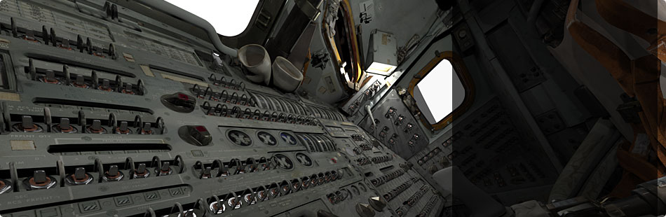 Apollo 11 Command Module 3-D Scan Explorer