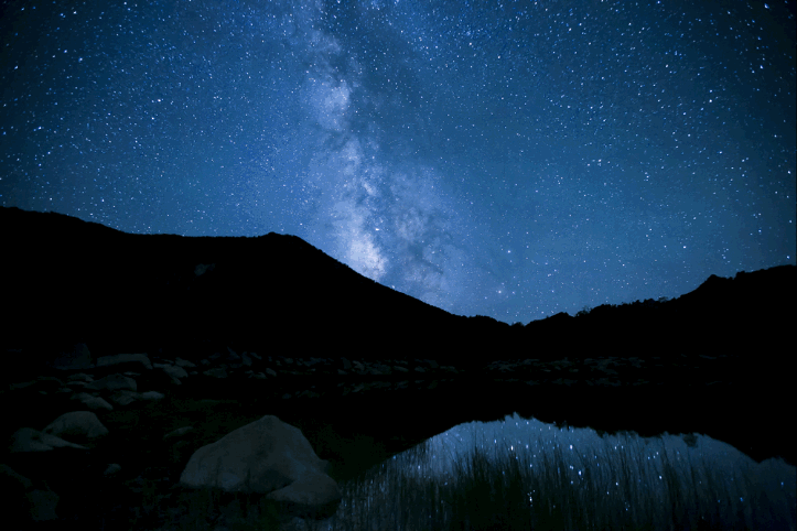 Milky Way over Pine Forest Range in Nevada. Photo by Bob Wick, BLM