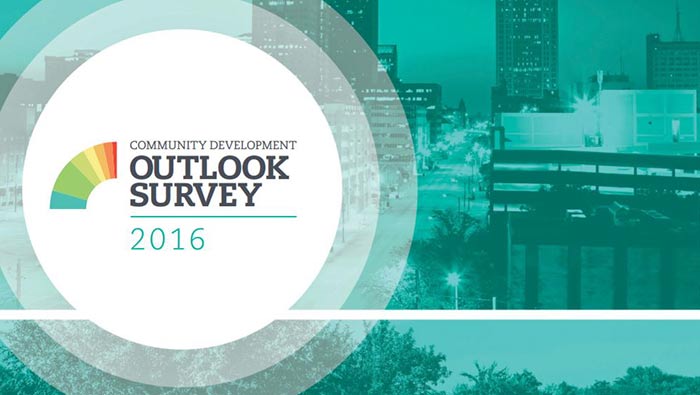 Cover image of 2016 Community Development Outlook Survey