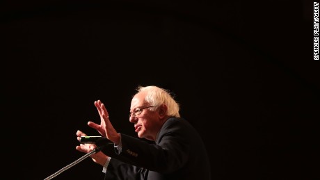 Bernie Sanders speaks about his 2016 campaign at The Cooper Union on December 13, 2016, in New York City. 