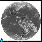 Sample GOES east full disk IR image