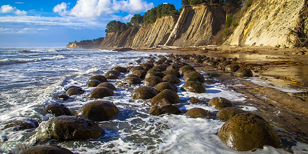 photo of cliffs and beach