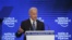 U.S. Vice President Joe Biden delivers a speech on the second day of the annual meeting of the World Economic Forum in Davos, Switzerland, Jan. 18, 2017. 