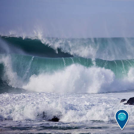 photo of intense waves