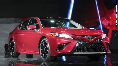 DETROIT, MI - JANUARY 09:  Toyota introduces the all-new 2018 Camry at the North American International Auto Show (NAIAS) on January 9, 2017 in Detroit, Michigan. The show is open to the public from January 14-22.  (Photo by Scott Olson/Getty Images)