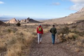 Hikers at Organ Mountains-Desert Peaks National Monument