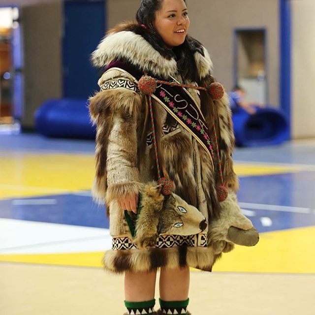 Macy Rae Kenworthy, US Arctic Youth Ambassador, Inupiaq, Eskimo from Kotzebue, Alaska.

I was raised to be humble and look outside of myself. That’s easy when your livelihood is based off the lands and you rely primarily on fishing and hunting for food source. We do have grocery stores, but they’re super expensive. And there aren’t a lot of job opportunities. When you’re living off the lands, you’re forced to pay attention. We’re taught, by example mostly, to take care of each other, and we see it a lot when people go out of their way to help those who need it by providing what we catch and sharing that with the community, or with the elders. In a small town, you know when someone is struggling, but you need to be able to step back and look around at the people surrounding you. #NativeFirstVoices