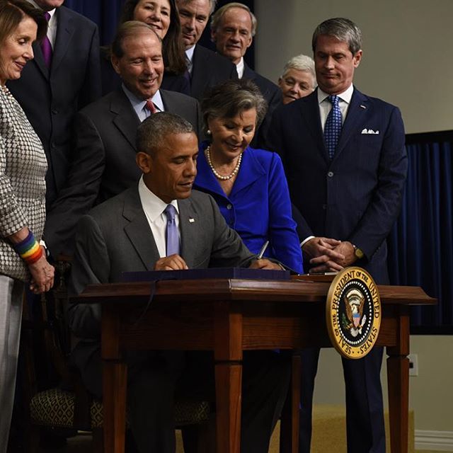As we come to the end of the Obama administration, we’re taking a look back at some of the moments we’ve shared with Administrator McCarthy.
June 22, 2016 Today, Administrator McCarthy joined President Obama when he signed the bipartisan Toxic Substances Control Act (#TSCA) reform bill-- the first major update to an environmental statute in 20 years. This is a huge step forward to help us protect Americans from toxic chemicals. We are eager to get to work!