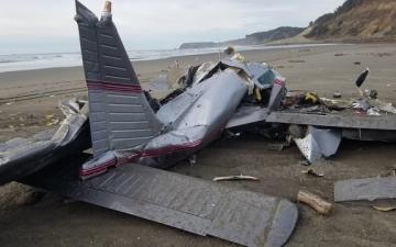 Coast Guard aircrew investigates plane crash near Port Orford, Ore.