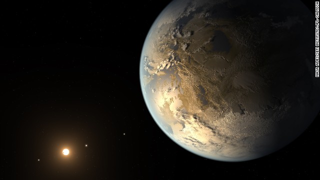 NASA&#39;s Kepler Discovers First Earth-Size Planet In The &#39;Habitable Zone&#39; of Another Star
April 17, 2014

The artist&#39;s concept depicts Kepler-186f , the first validated Earth-size planet to orbit a distant star in the habitable zone