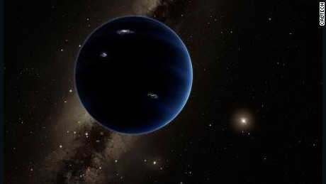 Caltech researchers have found evidence of a giant planet tracing a bizarre, highly elongated orbit in the outer solar system. The object, which the researchers have nicknamed Planet Nine, has a mass about 10 times that of Earth and orbits about 20 times farther from the sun on average than does Neptune (which orbits the sun at an average distance of 2.8 billion miles). In fact, it would take this new planet between 10,000 and 20,000 years to make just one full orbit around the sun. - See more at: http://www.caltech.edu/news/caltech-researchers-find-evidence-real-ninth-planet-49523#sthash.JaLsCJd5.dpuf