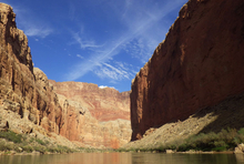 Located fifteen miles north of the Grand Canyon, the Glen Canyon Dam delivers water from the Upper to the Lower Colorado River Basin. Argonne experts helped recommend a long-term strategy for the dam’s operation that would balance hydropower with the protection of environmental, cultural and recreational resources in the area. (Image by John Hayse/Argonne National Laboratory.)