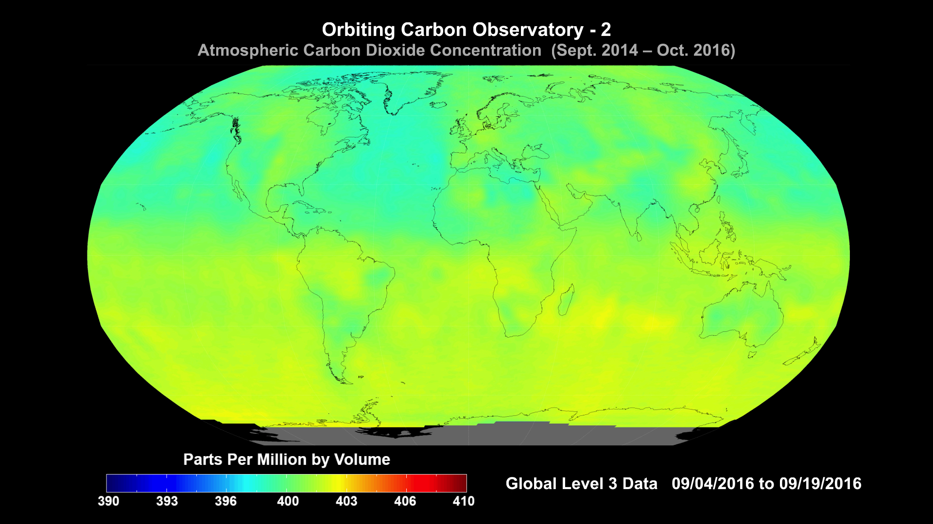 Scientists poring over data from NASA's Orbiting Carbon Observatory-2 mission are seeing patterns emerge as they seek answers to questions about atmospheric carbon dioxide.