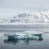 Floating iceberg