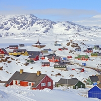 A town in Greenland