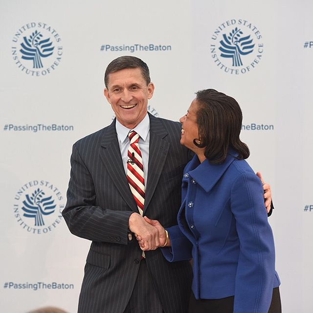 "General Flynn, I am rooting hard for you." National Security Advisor Susan Rice shared these words with her successor, Lt. Gen. Michael Flynn, when "passing the baton" to the next administration. She advised him, "This was a hard fought election, but our national security is and must remain above the fray." #PassingTheBaton