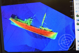 Shipwreck in Buzzard's Bay, MA image courtesy of NOAA Ship Thomas Jefferson