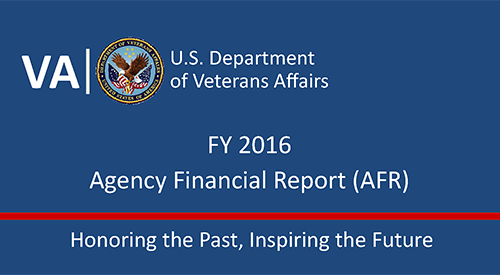 2016 Agency Financial Report