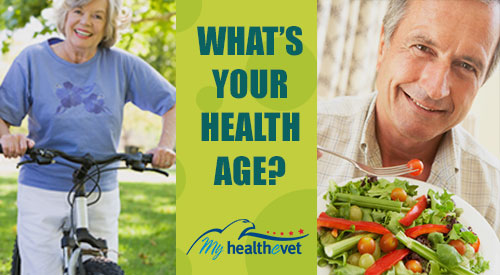 A man eating healthy and a women riding a bike