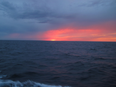 sunset on the Gulf