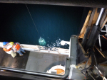 CTD being placed in the water.