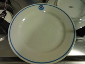 Even the plates have the NOAA logo!!