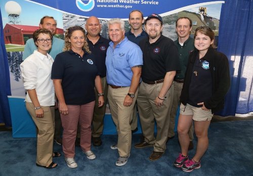 NOAA participants in the EAA AirVenture Federal Pavilion