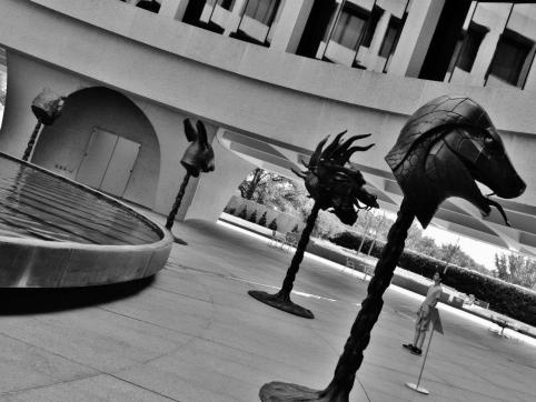 With Ai Wei Wei's zodiac sculptures in Washington, DC