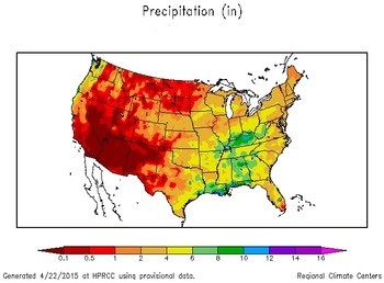 Standardized Precipitation Index (SPI) and Temperatures