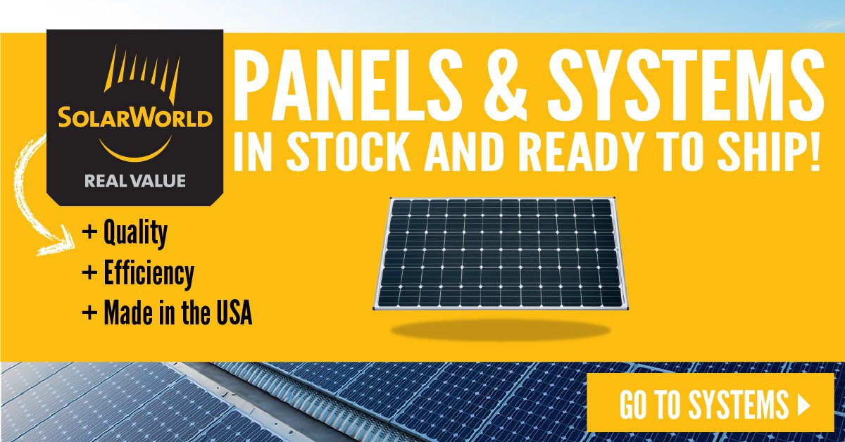 SolarWorld panels and Systems
