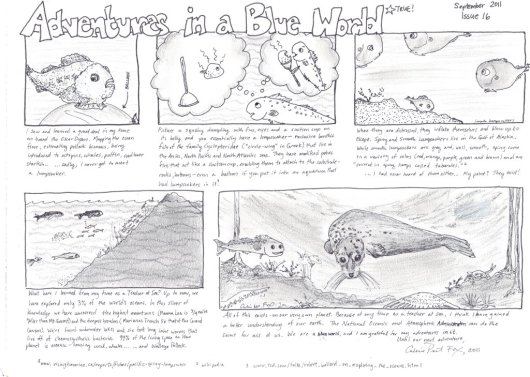 Adventures in a Blue World, Issue 16