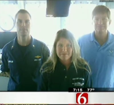 NOAA Teacher at Sea Jennifer Goldner is interviewed by NewsOn6.