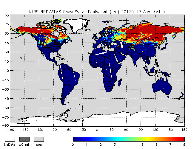 SWE from NPP, Ascending Orbit