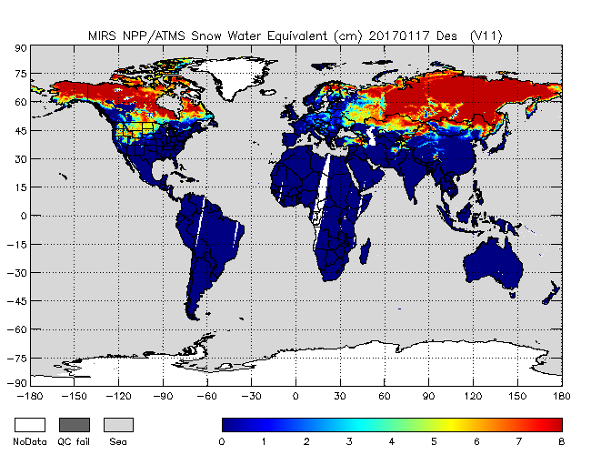 SWE from NPP, Descending Orbit