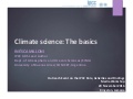 Climate science: The basics