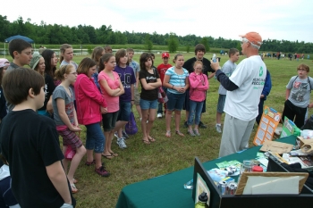 Area students participated in an Eco Fair sponsored by the Paducah Citizens Advisory Board.
