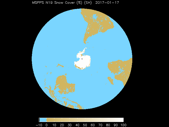 Snow from NOAA-19, Southern Hemisphere Composite is not Available